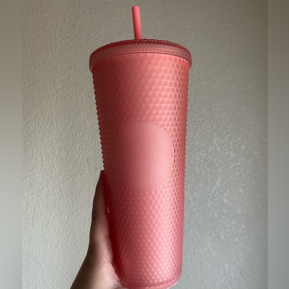 ✨SOLD✨ Light Pink Studded Venti Starbucks Tumbler